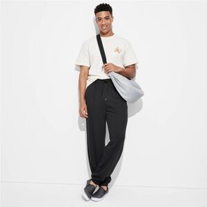 Baggy SweatPants- Original Use™ Black L: Loose Fit, Mid Rise, Tapered Leg new